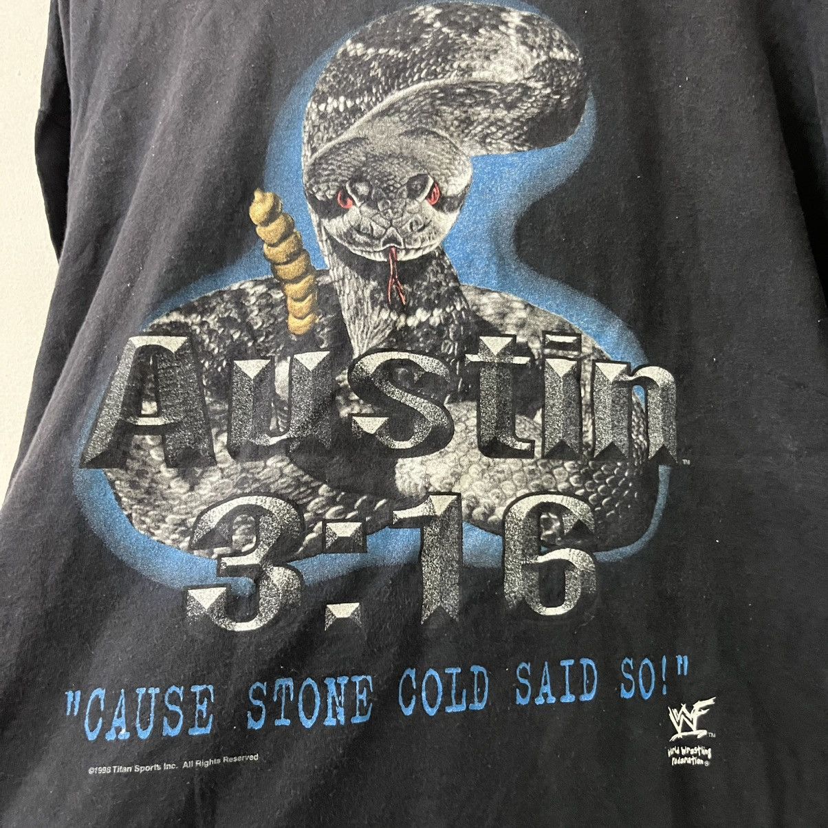 WWF Vintage WWF 1998 Stone Cold Steve Austin 3:16 Size US XL / EU 56 / 4 - 9 Thumbnail