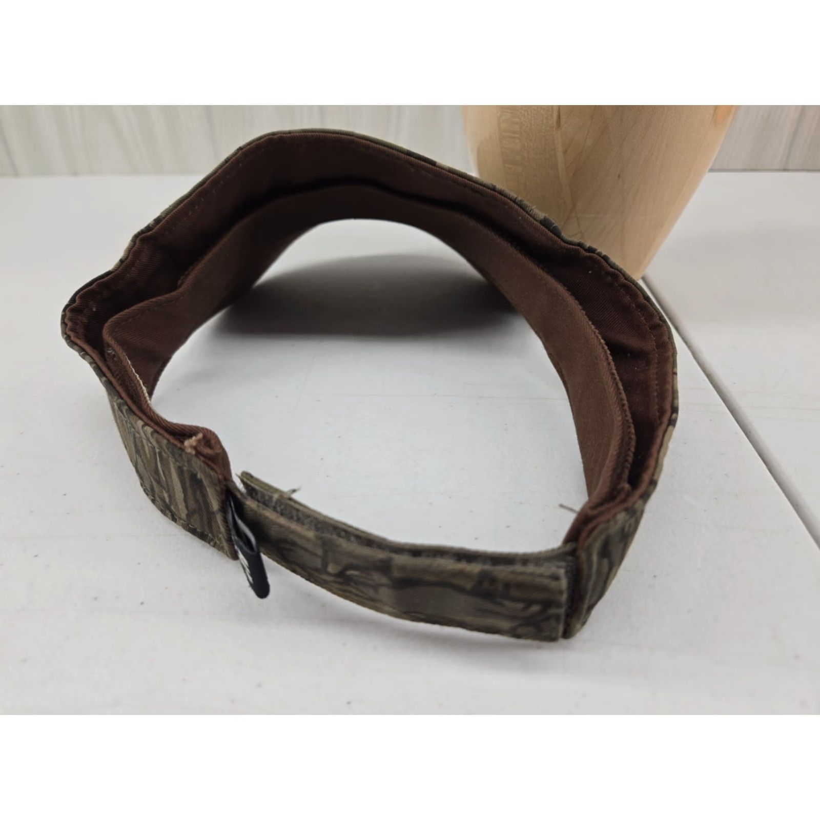 Vintage A&E Duck Dynasty Hat Cap Mens Visor One Size A&E Camo Sun Protection Hunting Mens Ventilated Visor Green Hat Size ONE SIZE - 5 Thumbnail