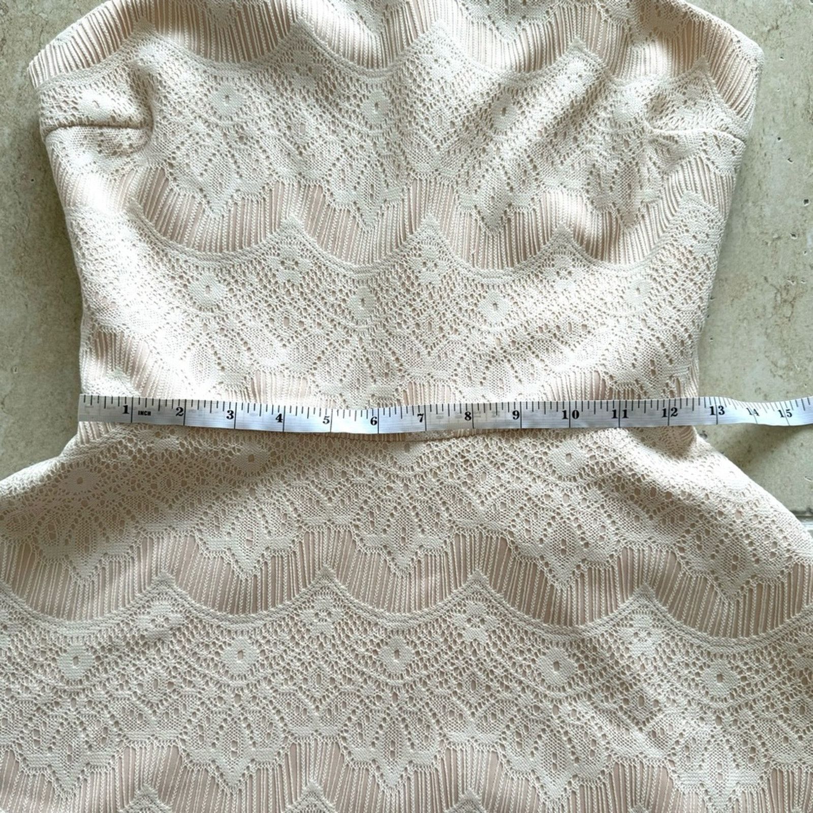 Other AQUA Dress, Size M, Lace beige Size M / US 6-8 / IT 42-44 - 9 Thumbnail