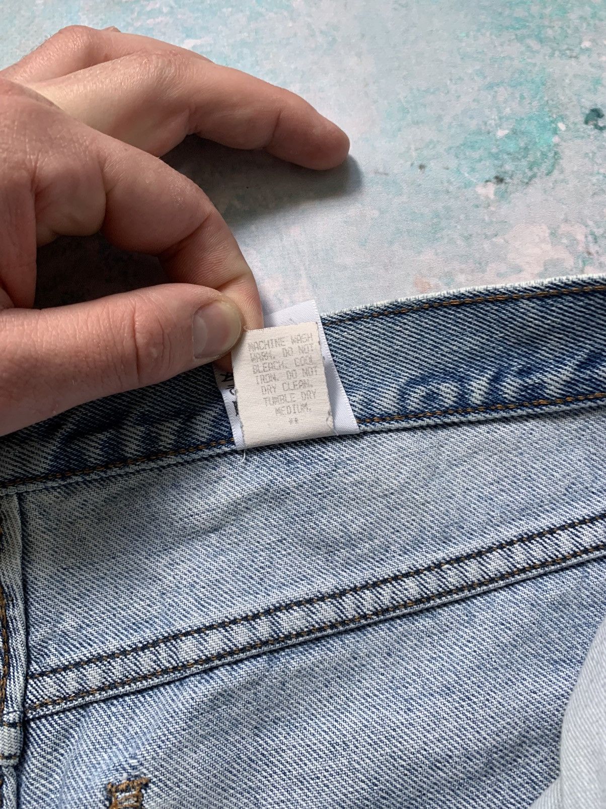 Armani Hype Armani Jeans 2000s Vintage Denim Pant Size US 34 / EU 50 - 11 Thumbnail