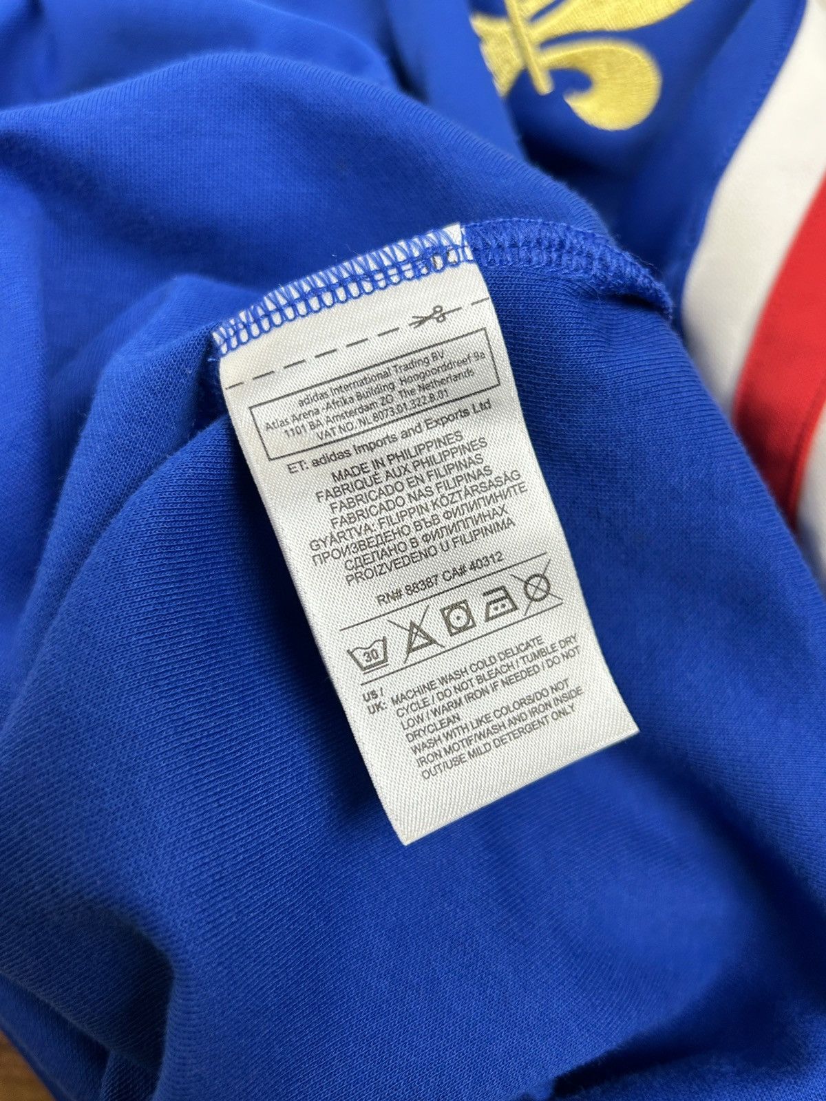 Adidas Adidas Retro 1984/86 Originals 2013 France Soccer Jersey L Size US L / EU 52-54 / 3 - 10 Thumbnail