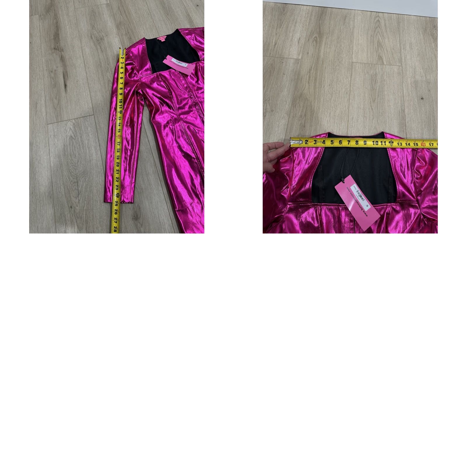 Betsey Johnson Betsey Johnson Barbie Pink Faux Leather Corset Mini Dress NWT Large L Women Corset Dress Size L / US 10 / IT 46 - 10 Thumbnail