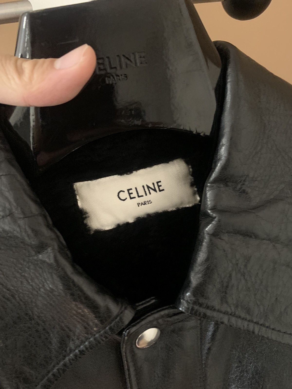 Celine Celine 2019FW Shearling Lambskin leather jacket Size US M / EU 48-50 / 2 - 2 Thumbnail