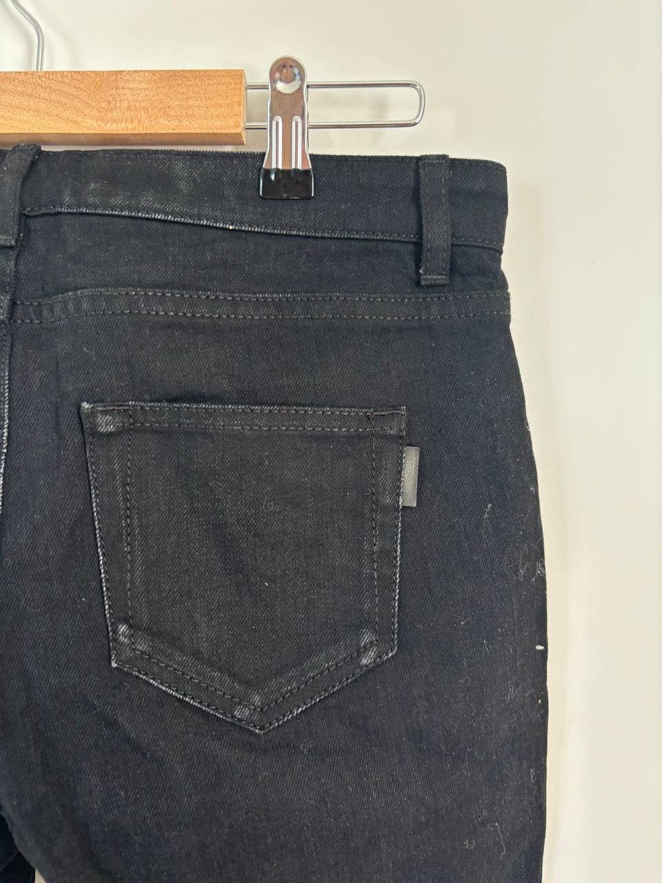 Saint Laurent Paris Saint Laurent Cropped Distressed Denim Jeans Size 28" / US 6 / IT 42 - 5 Thumbnail