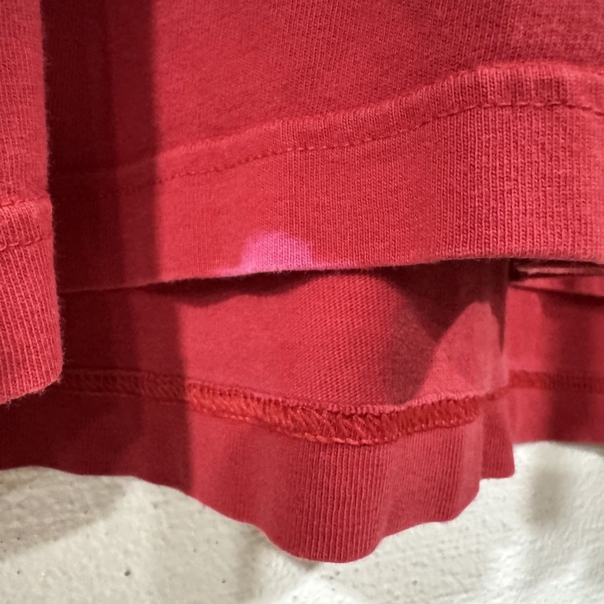 Nike Nike Sleeveless Shirt Embroidered Check Swoosh Size XL Red Size US XL / EU 56 / 4 - 2 Thumbnail