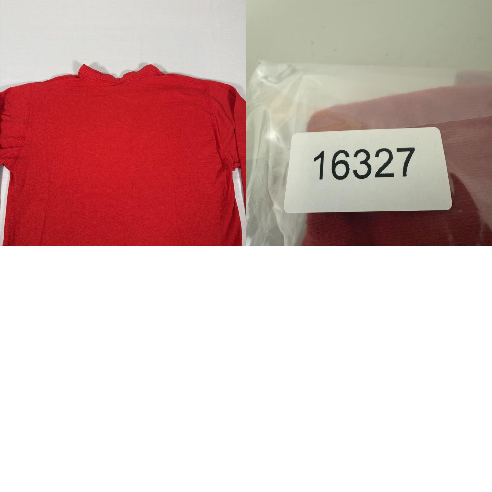Vintage L.L.Bean Shirt Mens Large Red Thermal Henley Long Sleeve Outdoor Tee Size US L / EU 52-54 / 3 - 8 Thumbnail