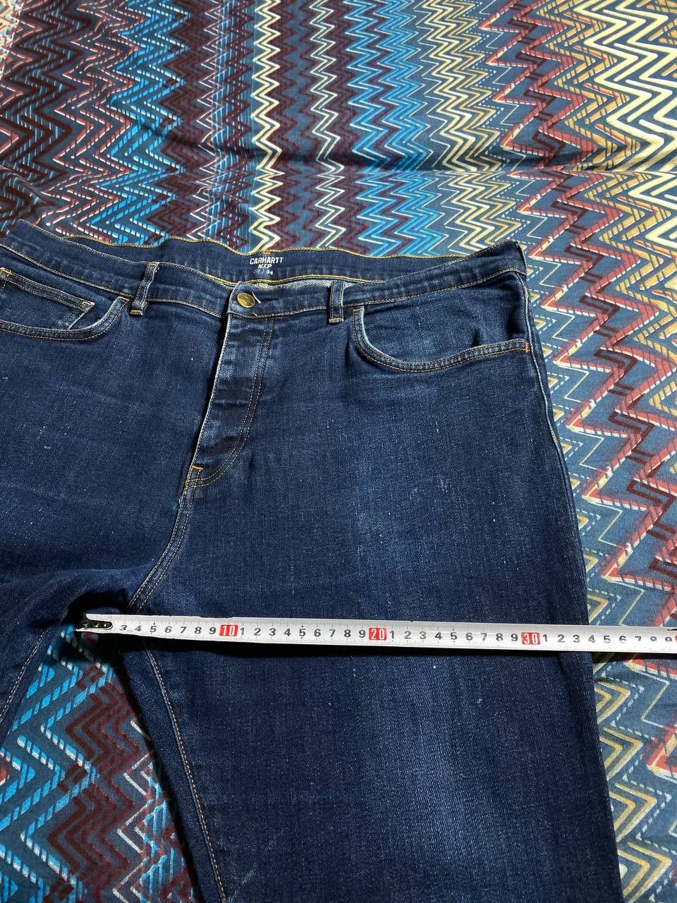 Carhartt × Vintage Vintage Baggy Washed Denim Jeans Wide Y2K Size 38" / US 16 / IT 52 - 8 Thumbnail