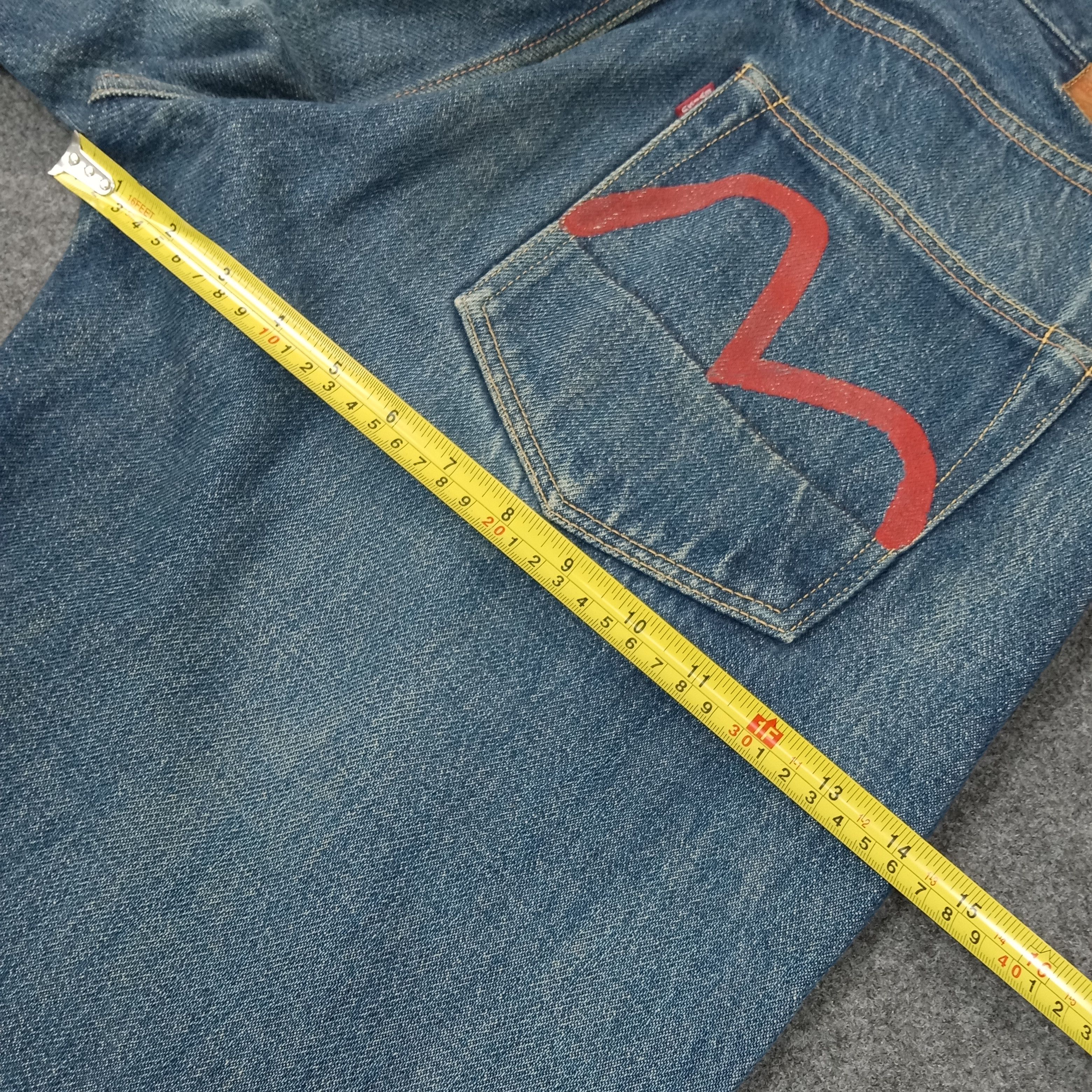 Evisu Evisu Japanese Brand Daicock Custom Art Denim Jeans C228N18 Size US 32 / EU 48 - 13 Thumbnail