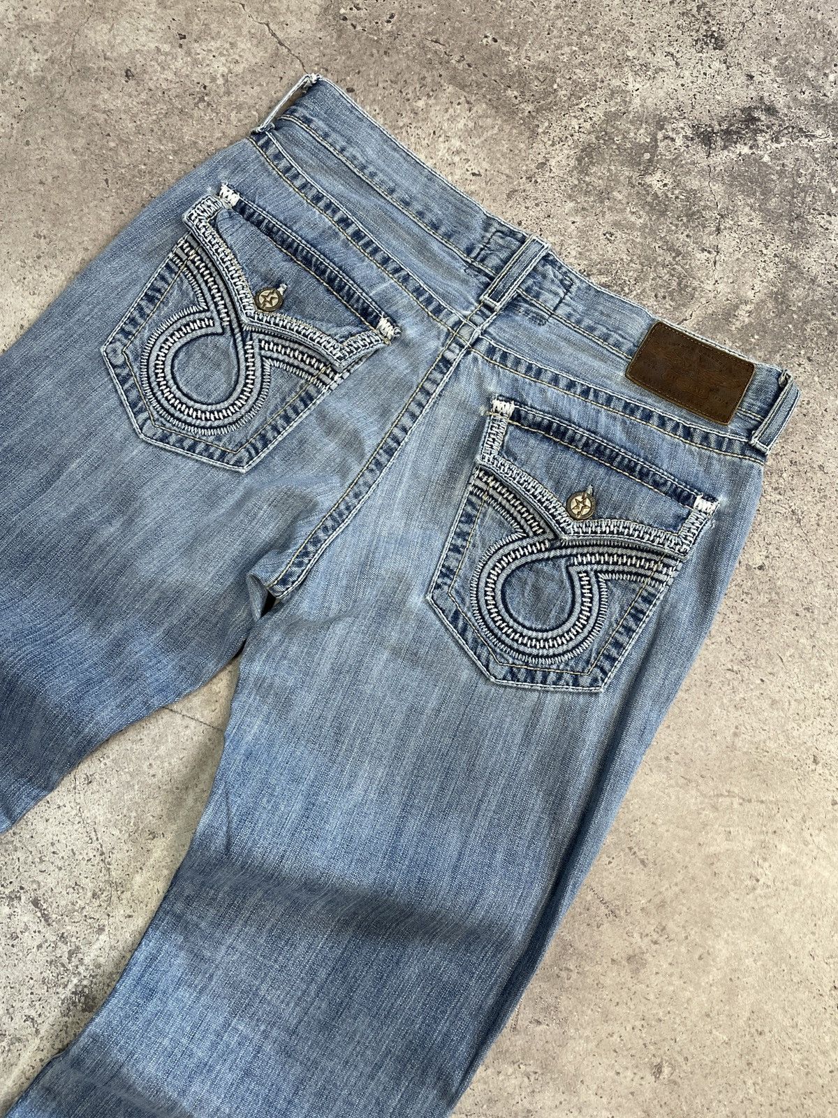 True Religion Vintage Y2K Big Star Like True Religion Y2K Distressed Jeans Size US 36 / EU 52 - 5 Thumbnail