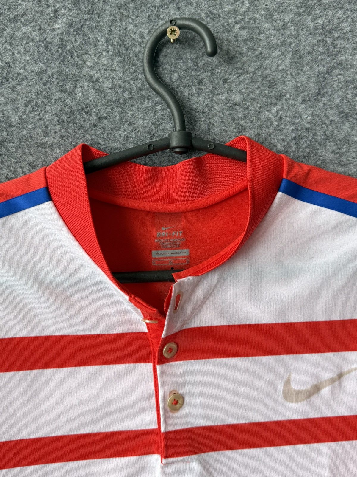 Nike Vintage Nike Roger Federer Dry-Fit Tshirt size M Size US M / EU 48-50 / 2 - 6 Thumbnail
