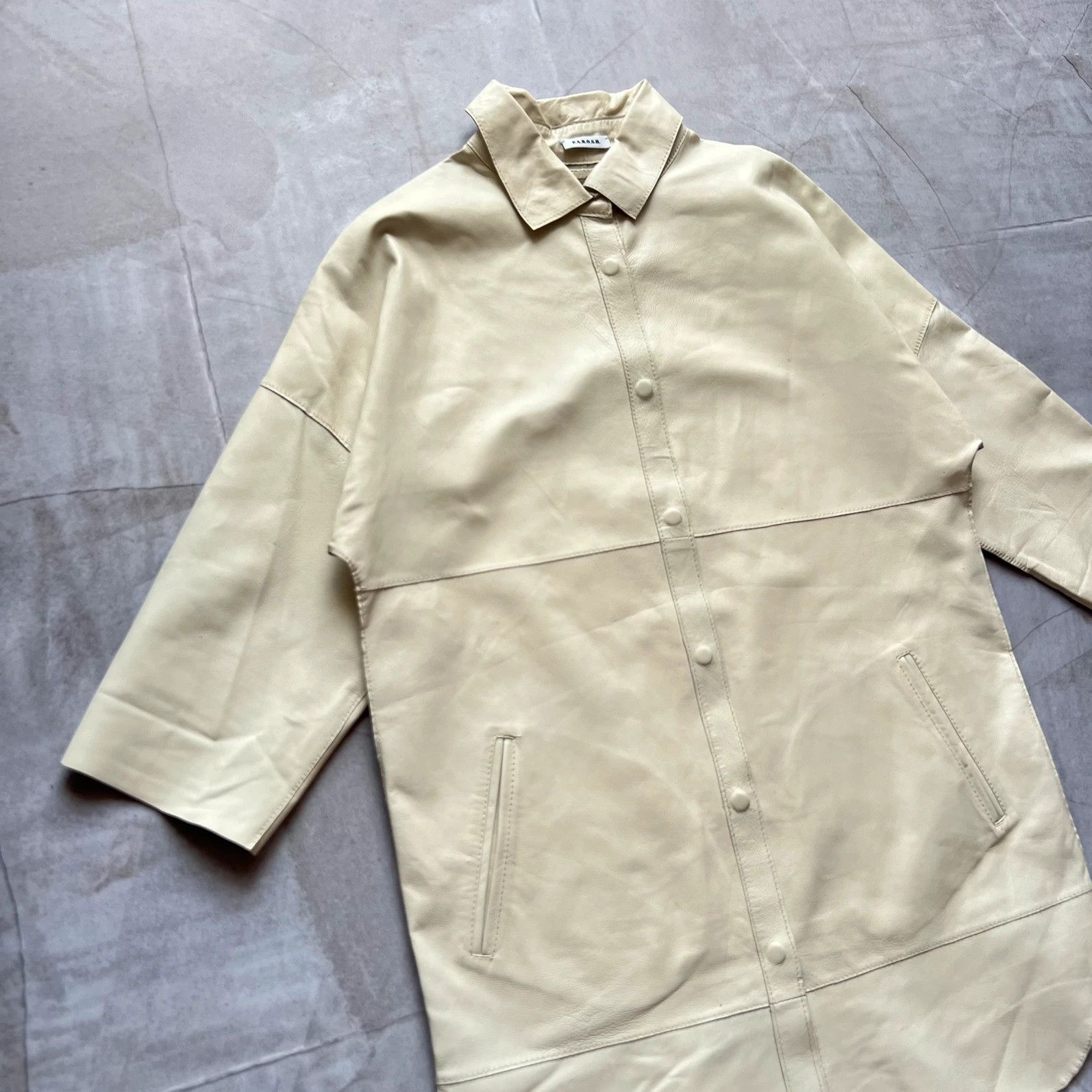Diesel PAROSH shirt jacket lamb leather luxury italian designer Size M / US 6-8 / IT 42-44 - 2 Thumbnail