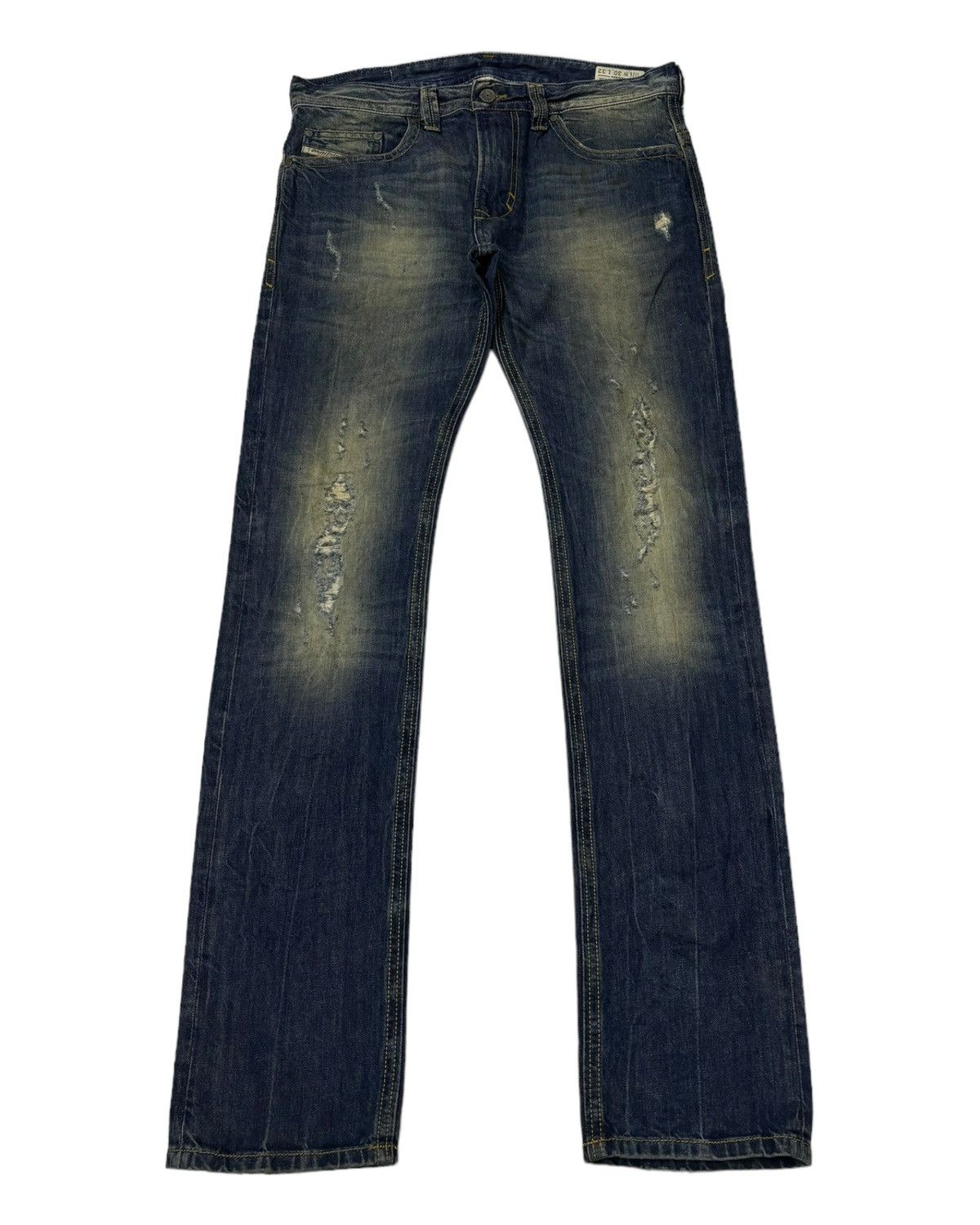 Diesel DIESEL CLAW MARK DISTRESSED SLIM SKINNY JEANS Size US 34 / EU 50 - 7 Thumbnail