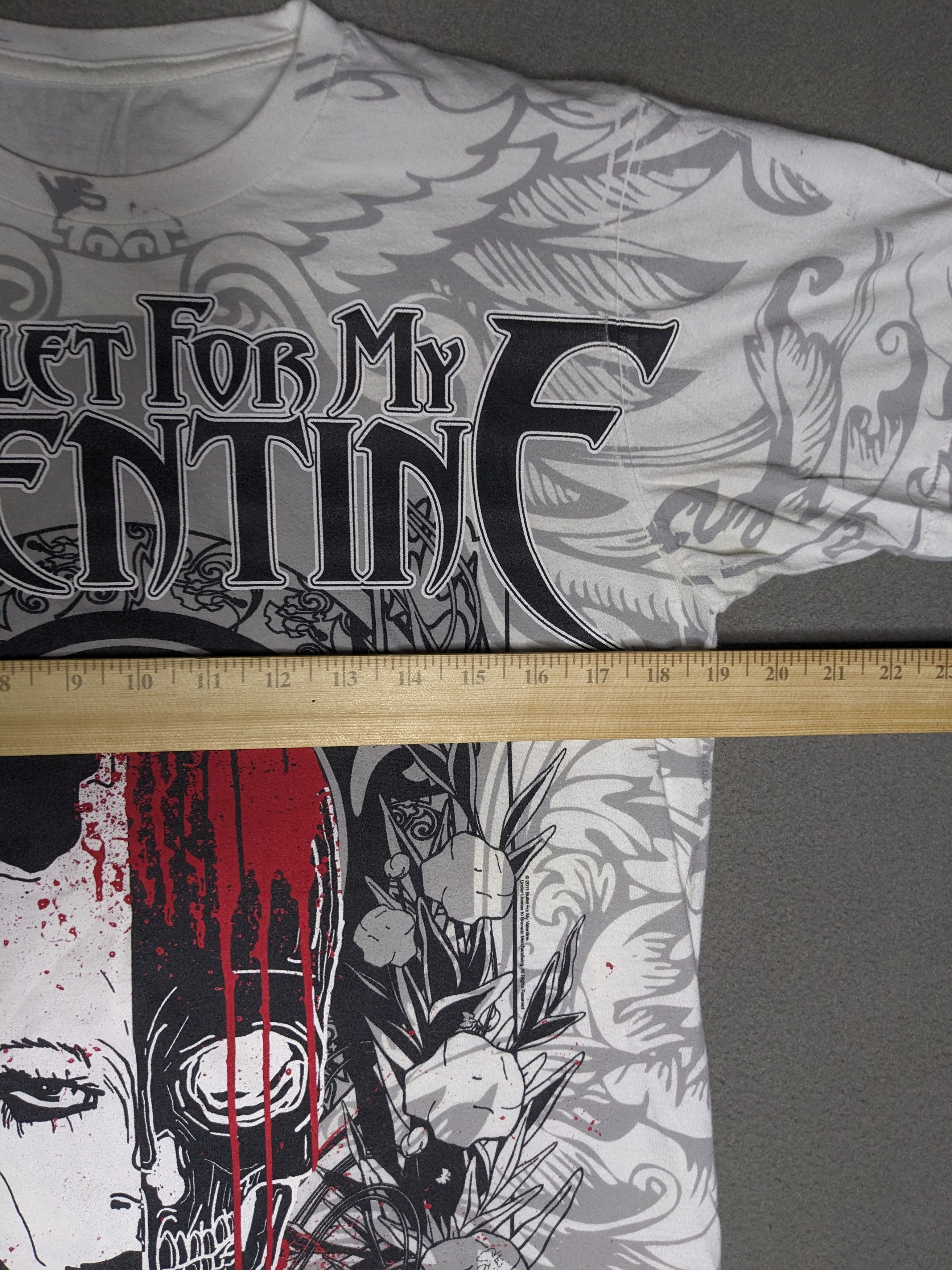 Band Tees VINTAGE Bullet For My Valentine T-Shirt Y2K Small AOP Tee Size US S / EU 44-46 / 1 - 5 Thumbnail
