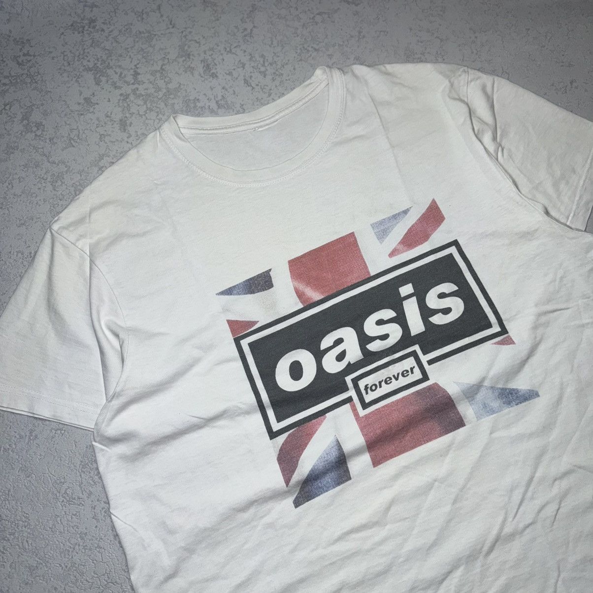 Band Tees Vintage 00s Oasis USA Flag Band T-Shirt Tee Size US XXL / EU 58 / 5 - 2 Thumbnail
