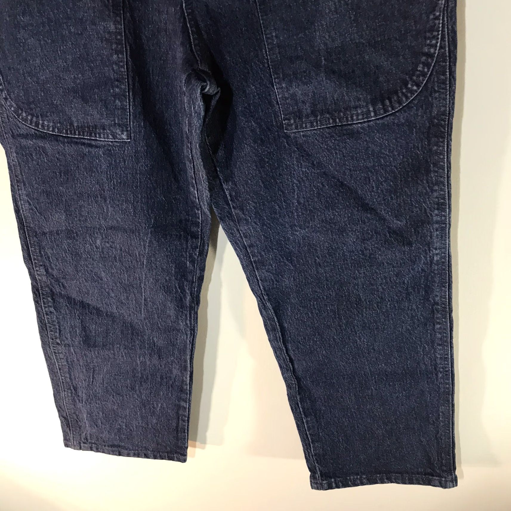 J.Crew VINTAGE J.CREW Carpenter Jeans Womens Size 30 Blue Denim Cropped Stretch Pockets 90s Size 30" / US 8 / IT 44 - 3 Thumbnail