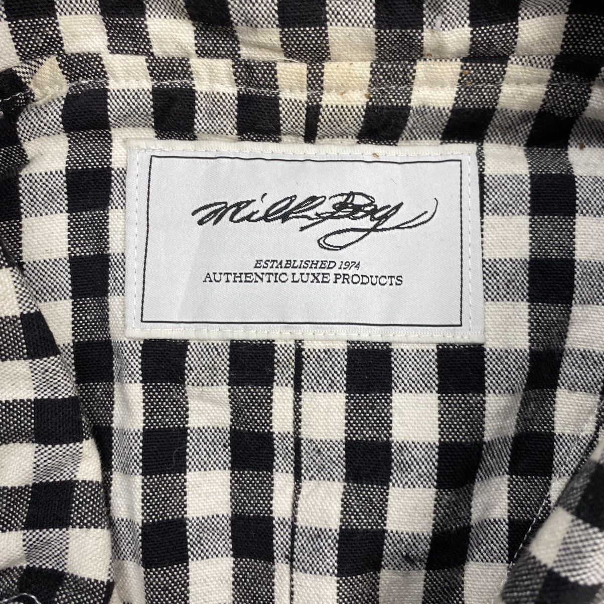 Japanese Brand Milk boy plaid biker jacket Size US S / EU 44-46 / 1 - 9 Thumbnail