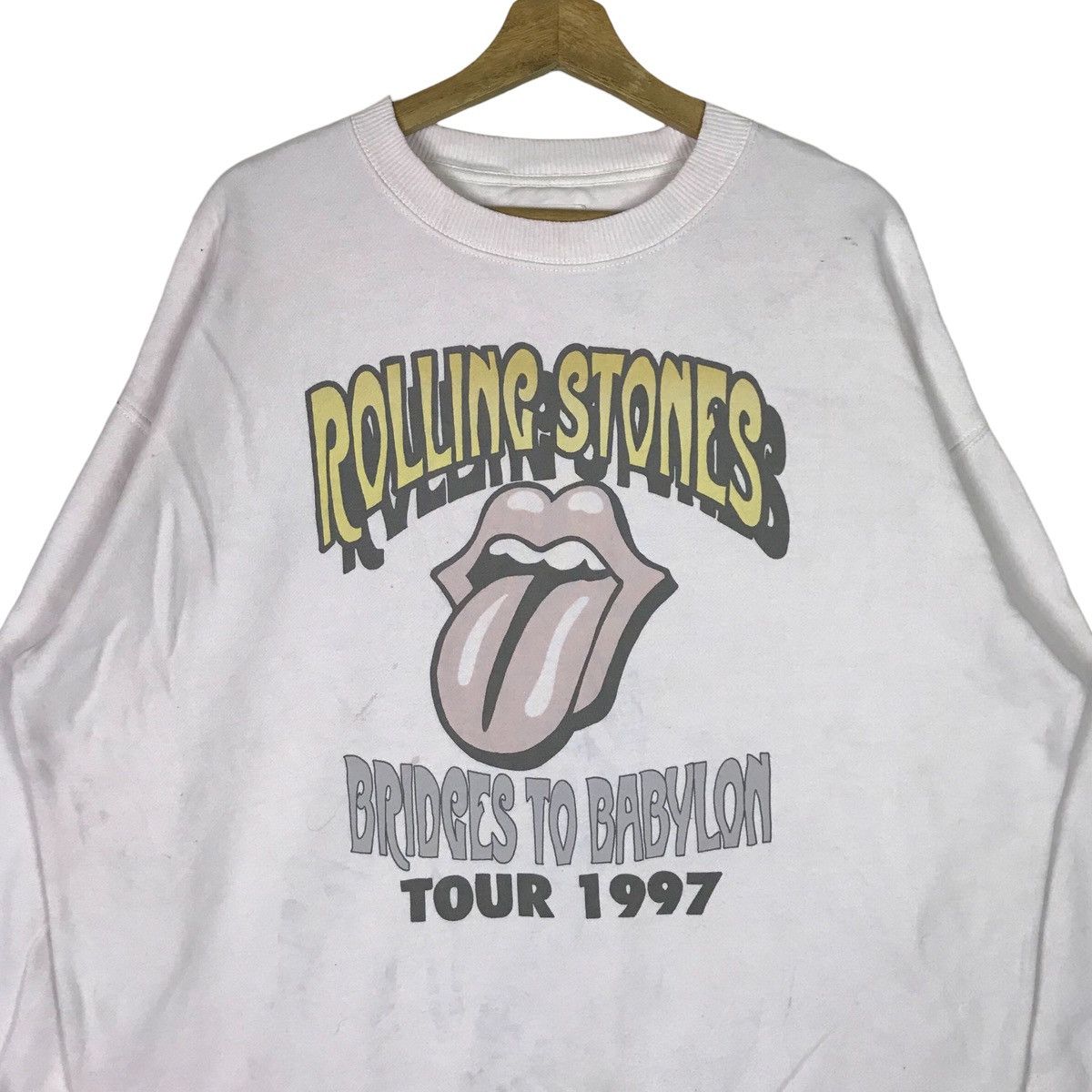 American Eagle Outfitters Vintage American Eagle Rolling Stones Pullover Jumper Size US S / EU 44-46 / 1 - 2 Thumbnail