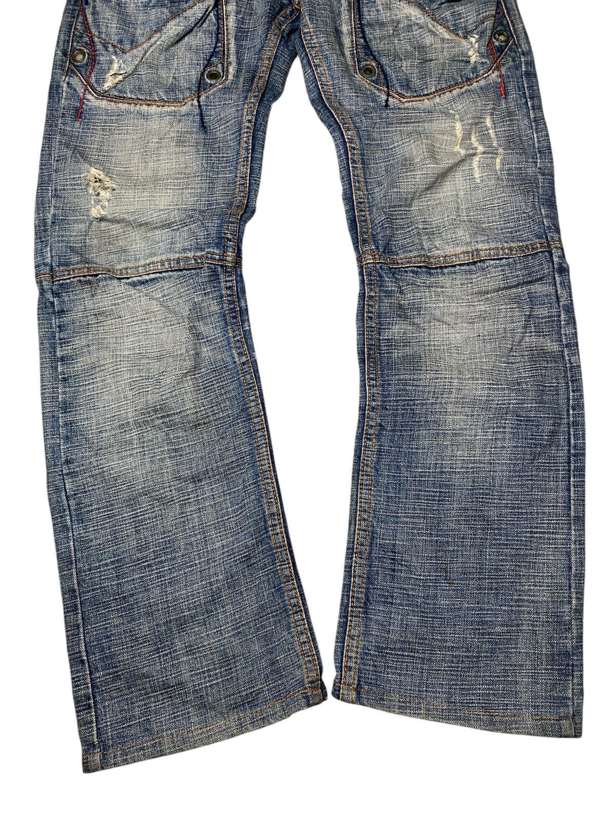 Hysteric Glamour 2000's Tough Multipocket Seawash Flared Jeans Size US 29 - 6 Thumbnail