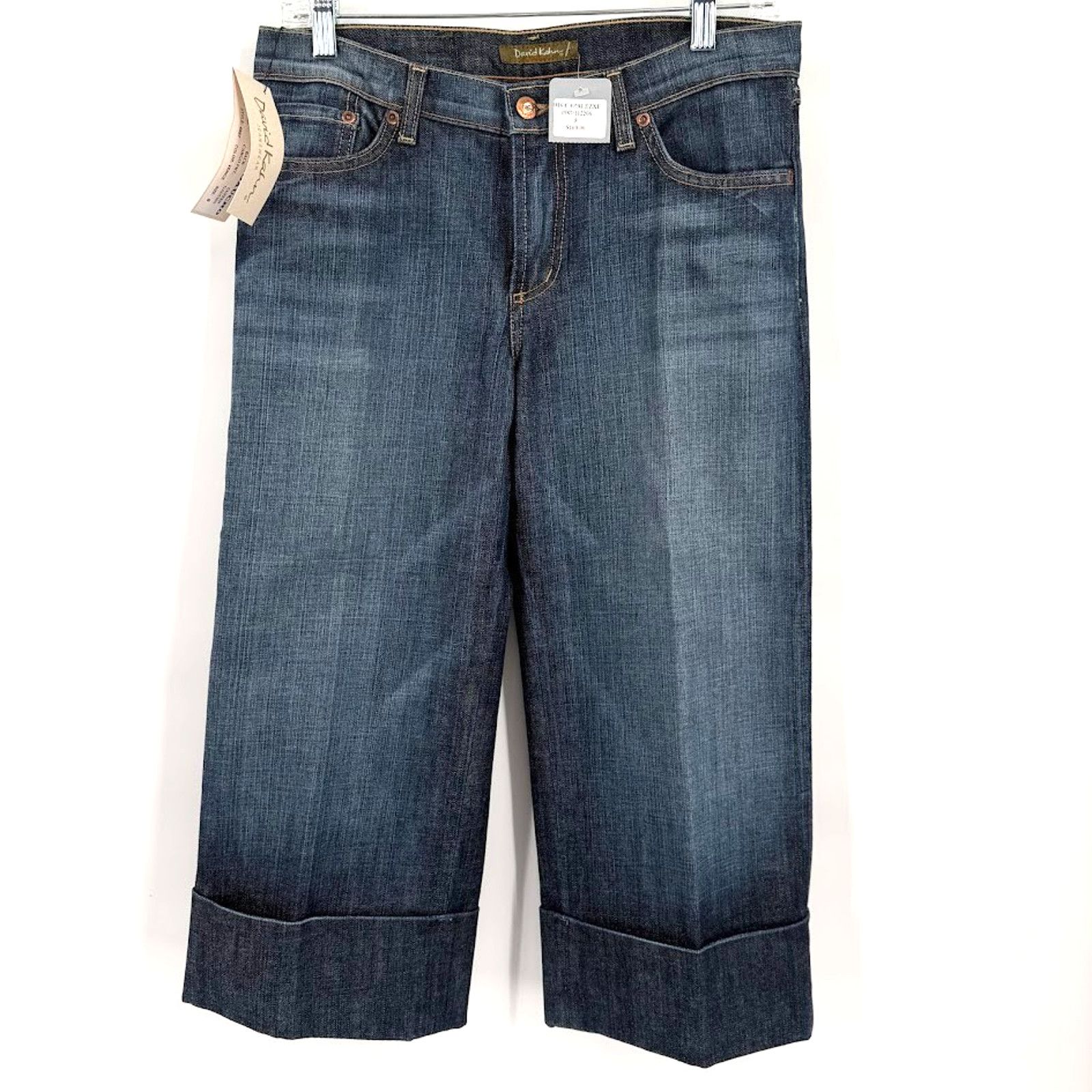 & Other Stories David Kahn Shalene Gaucho Capri Jeans Womens 8 NWT Size 30" / US 8 / IT 44 - 1 Thumbnail