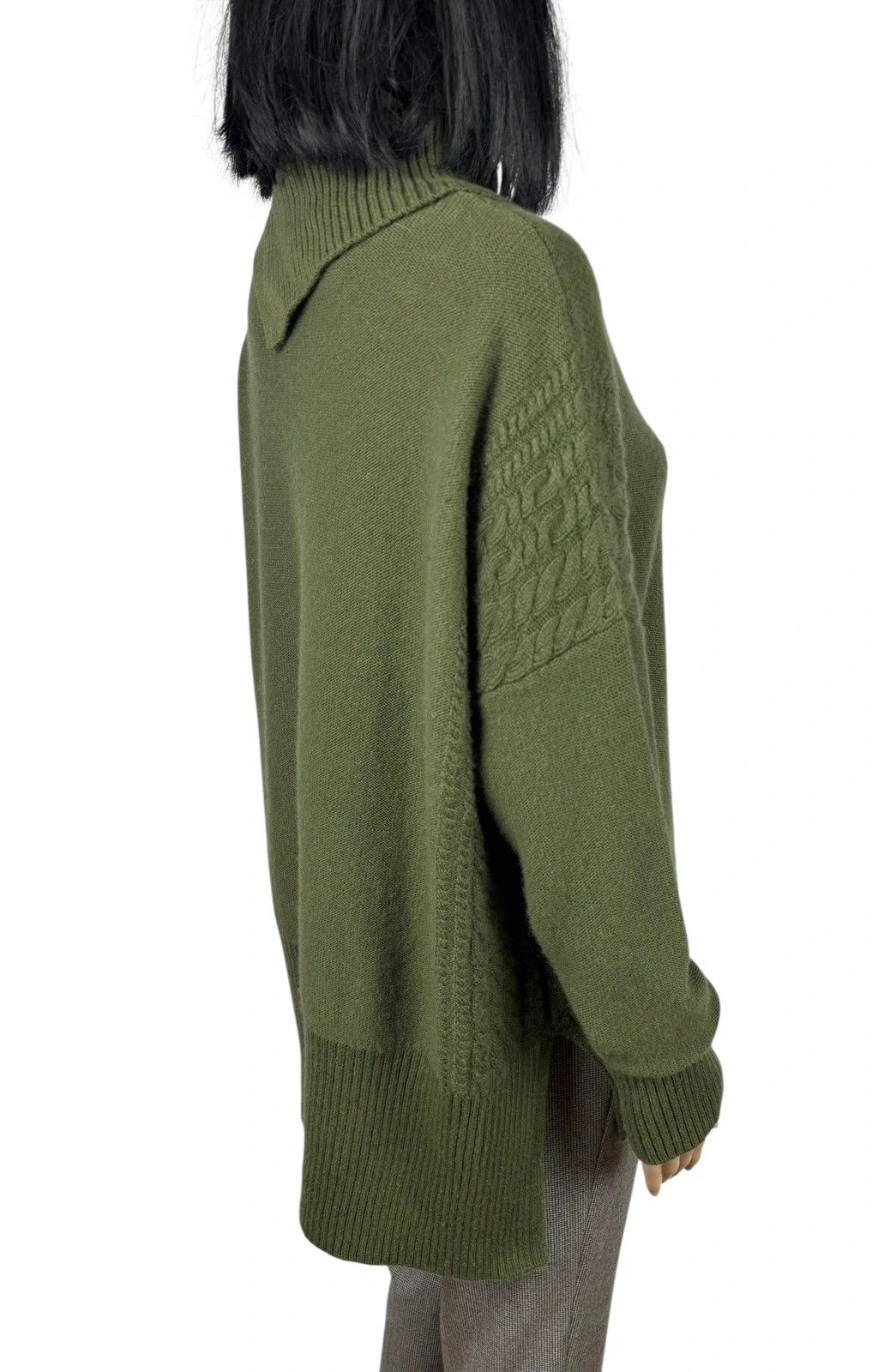 Jaeger Structured Sweater Wool Cashmere size L