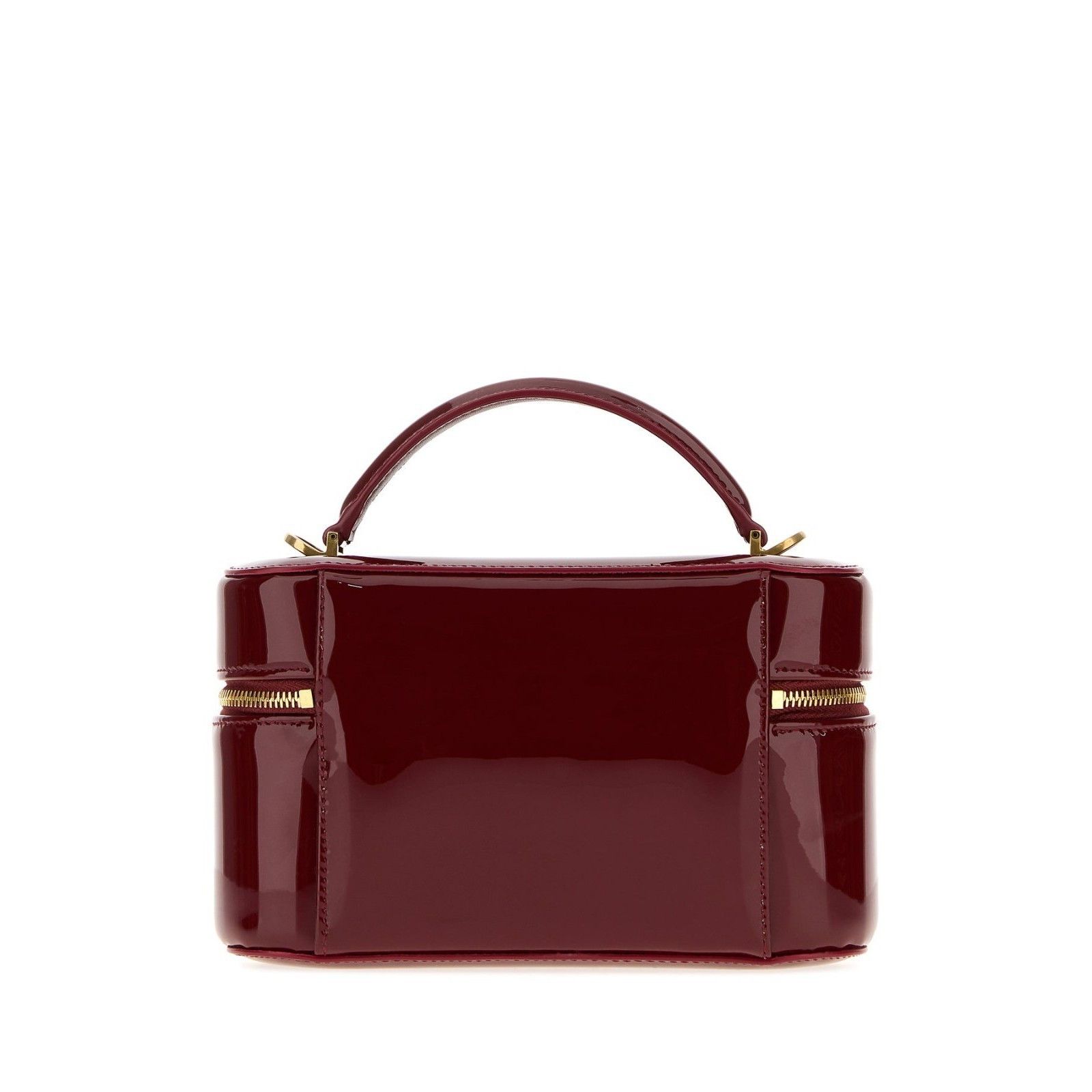 Saint Laurent Paris SAINT LAURENT $2300 Gaby Vanity Lust Rose Patent Leather Top Size ONE SIZE - 3 Thumbnail