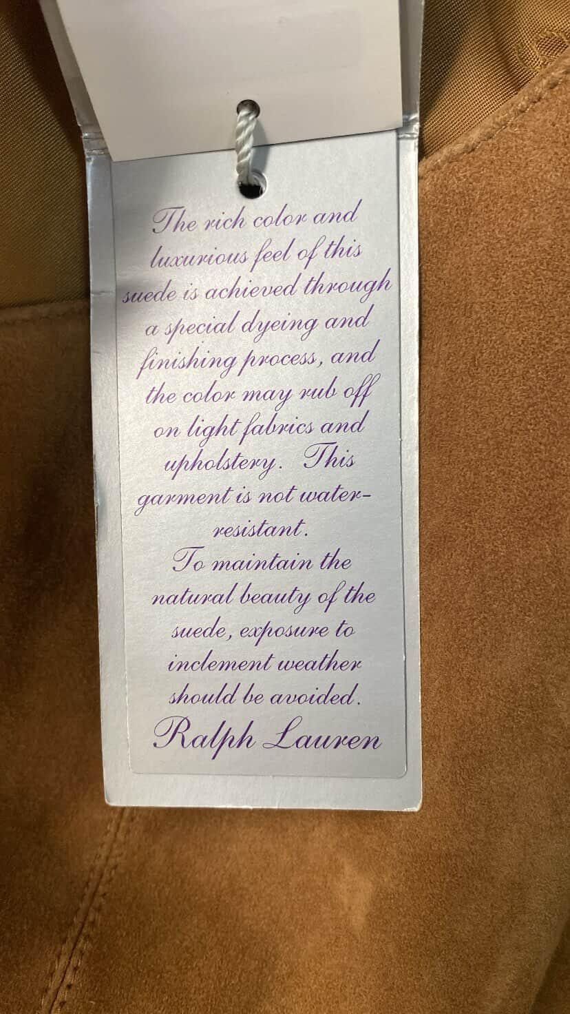 Ralph Lauren Purple Label Ralph Lauren Purple Label Suede Leather Dress Brown (NWT) Size S / US 4 / IT 40 - 10 Thumbnail