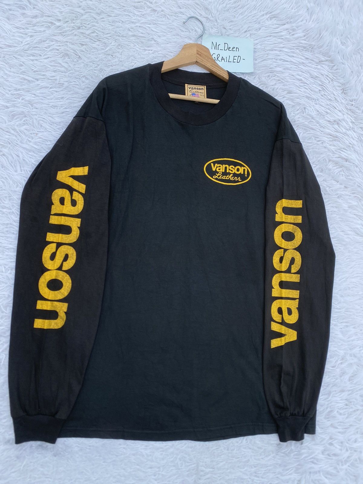 Vanson Leathers Rare Vintage 90s Vanson Leather Longsleeve Tshirt Size US XL / EU 56 / 4 - 2 Thumbnail