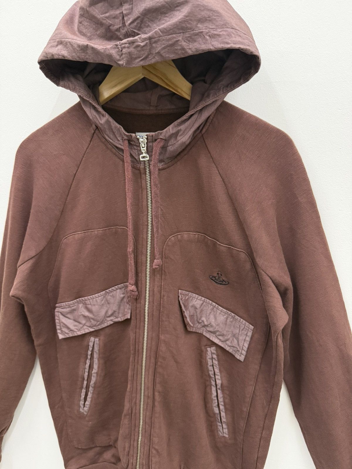 Vivienne Westwood Vintage Vivienne Westwood Raglan Orb Zip Hoodie Size US M / EU 48-50 / 2 - 5 Thumbnail