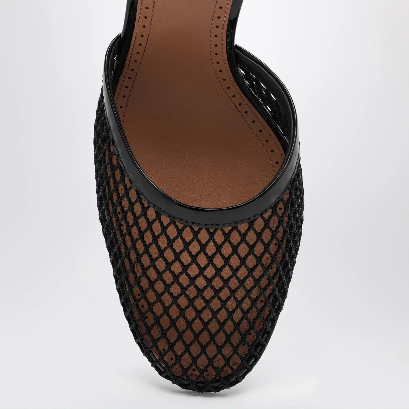 Alaia o1d2blof0426 Mesh Pumps in Black Size US 10 / IT 40 - 3 Thumbnail