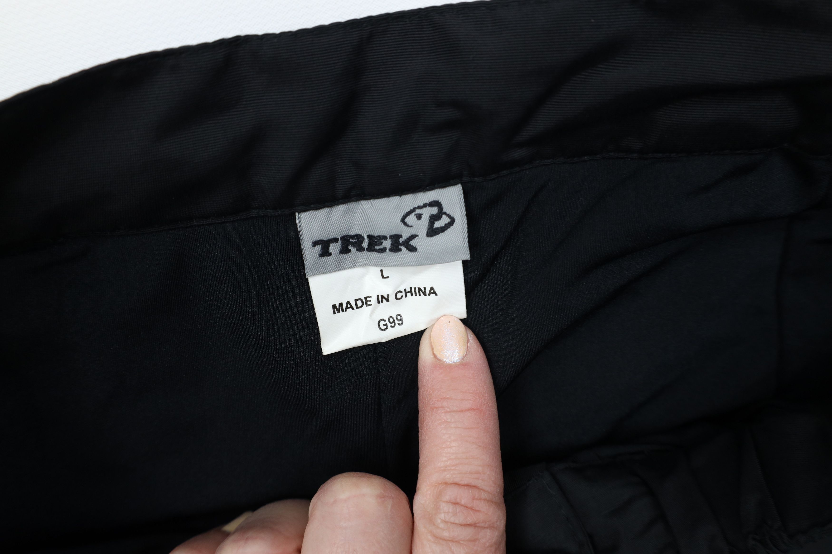 Vintage Deadstock Vintage 90s Trek Cycling Trail Rider Shorts Black Size 27" / US 4 / IT 40 - 9 Thumbnail