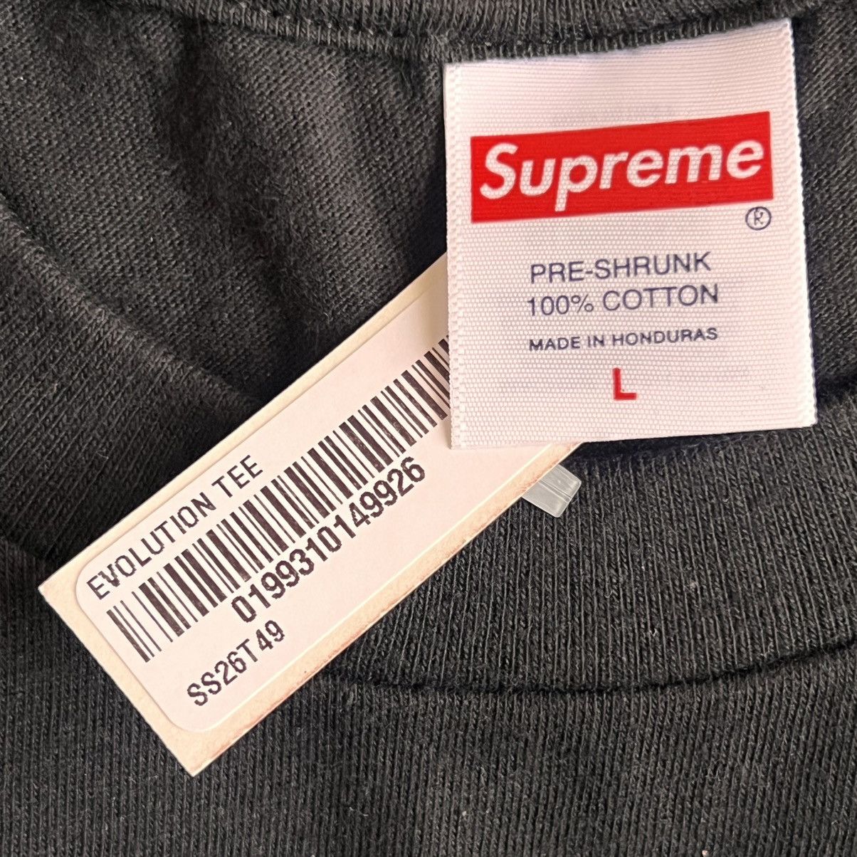 Supreme Supreme Evolution Tee Black L ape human t-shirt primitive Size US L / EU 52-54 / 3 - 21 Thumbnail