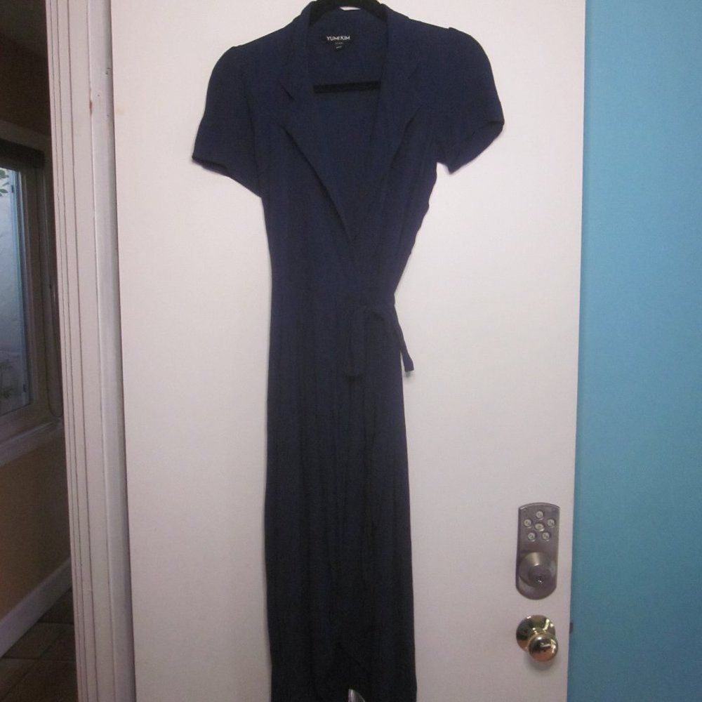 Anthropologie Yumi Kim Meet & Greet Dress Navy Blue XXS Size XXS / US 00 / IT 34 - 10 Thumbnail