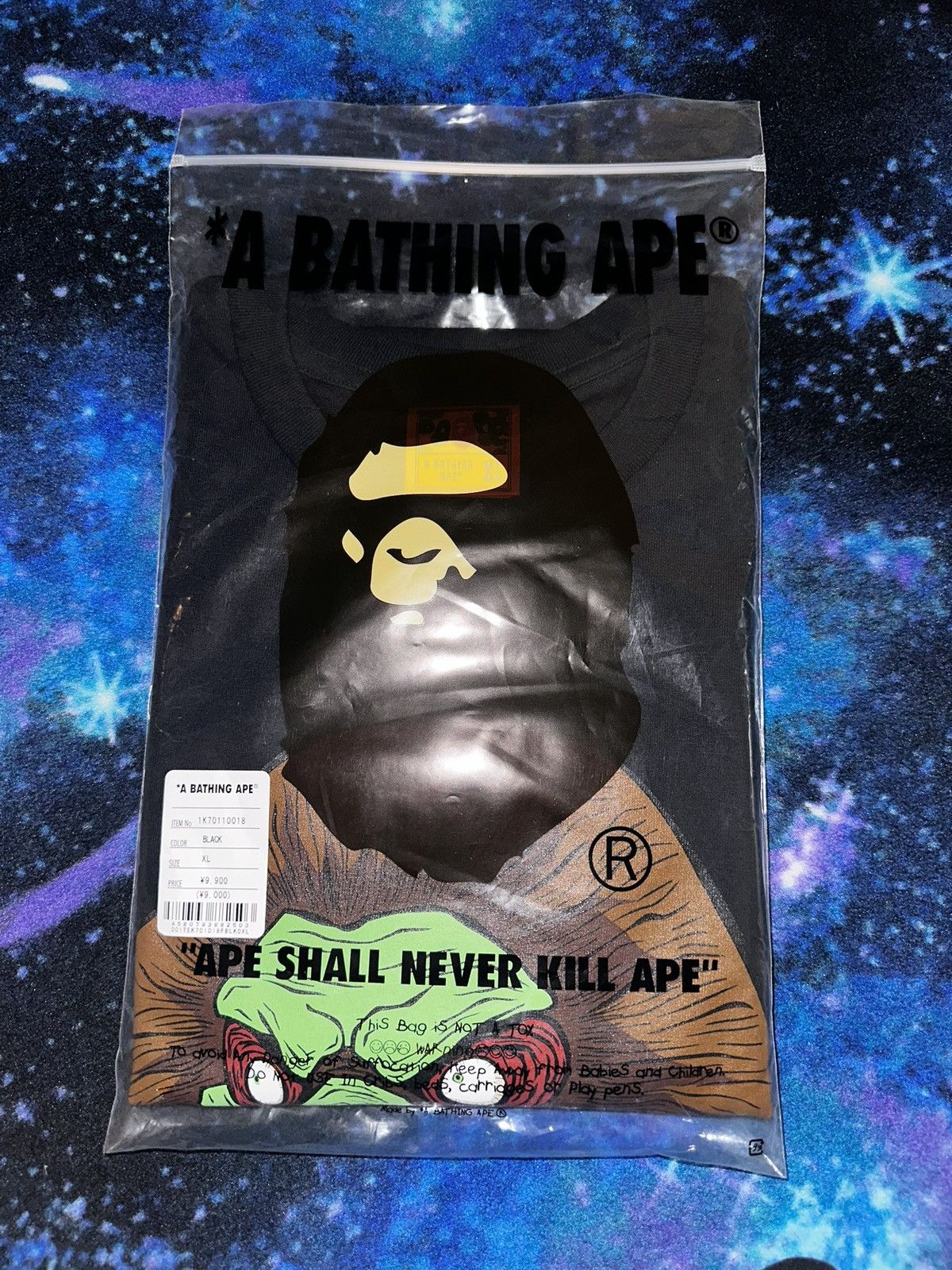 Bape BAPE Horror Mad Face Tee Size US XL / EU 56 / 4 - 3 Thumbnail