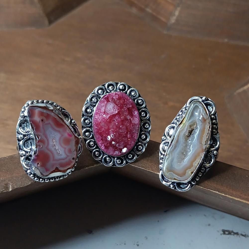 Designer Ring lot, 12 ring, size 7-8 Size ONE SIZE - 5 Thumbnail