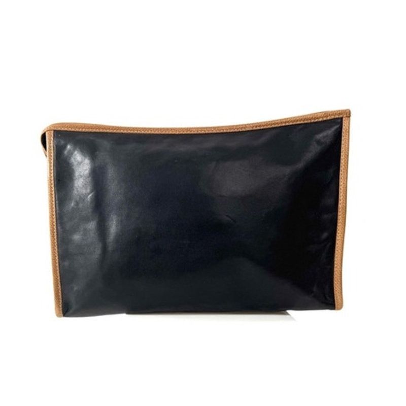 Loewe Loewe Black and Tan Leather Clutch Size ONE SIZE - 2 Thumbnail