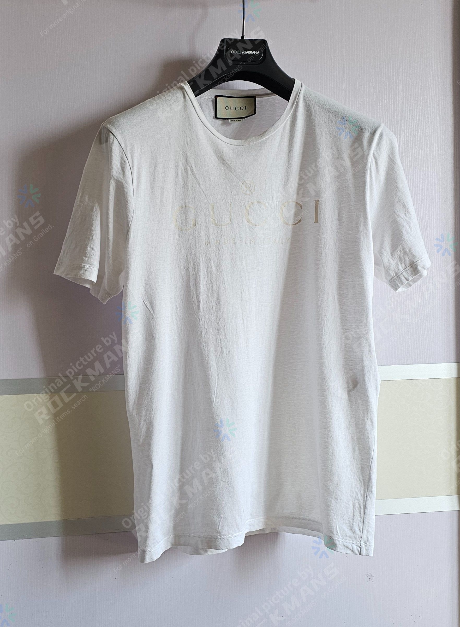 Gucci Gucci Very Thin Big Logo Avant-Garde T-Shirt Size XL Size US XL / EU 56 / 4 - 1 Thumbnail