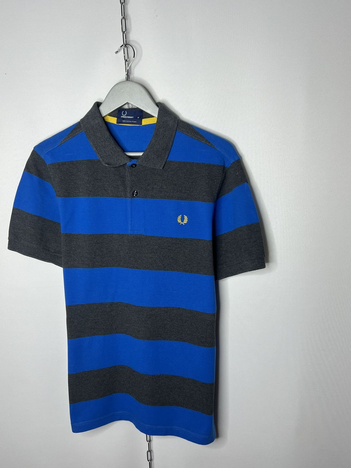 Other Vintage Fred Perry Striped Polo Shirt Short Sleeve Size US M / EU 48-50 / 2 - 2 Thumbnail