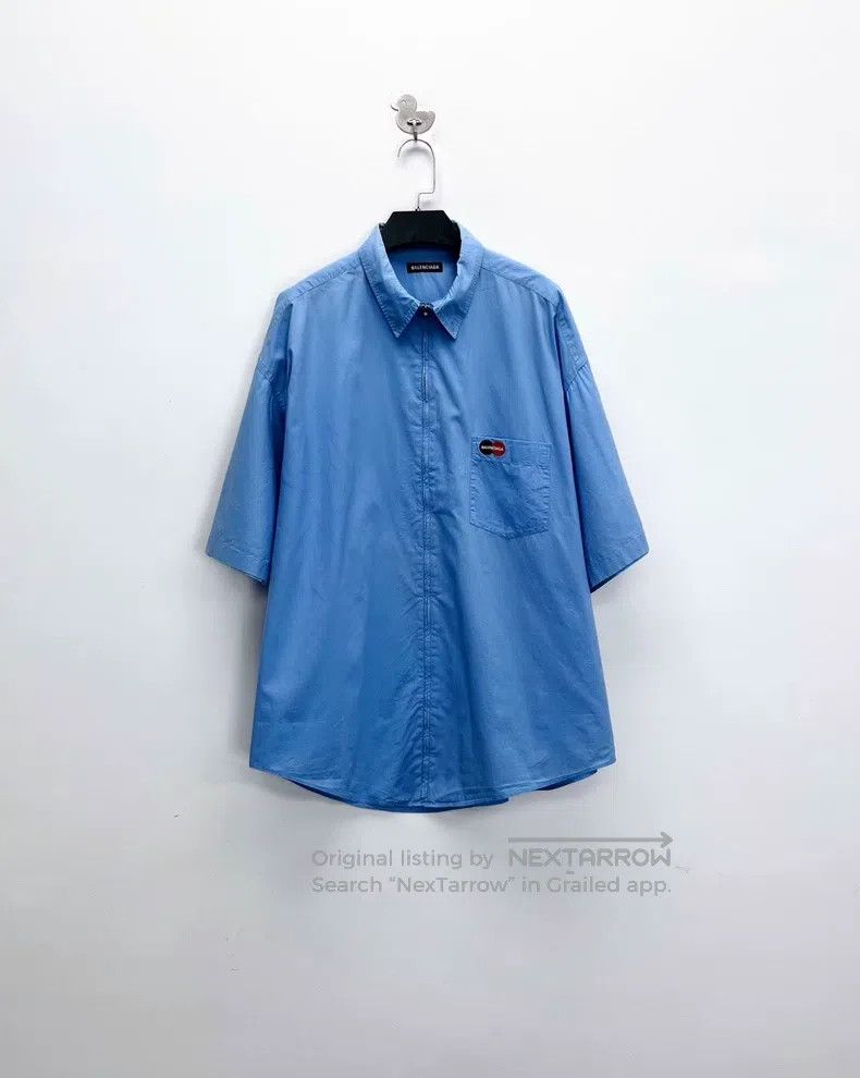 Balenciaga Balenciaga Blue pocket embroidered Mastercard logo zipper Size XS / US 0-2 / IT 36-38 - 1 Thumbnail