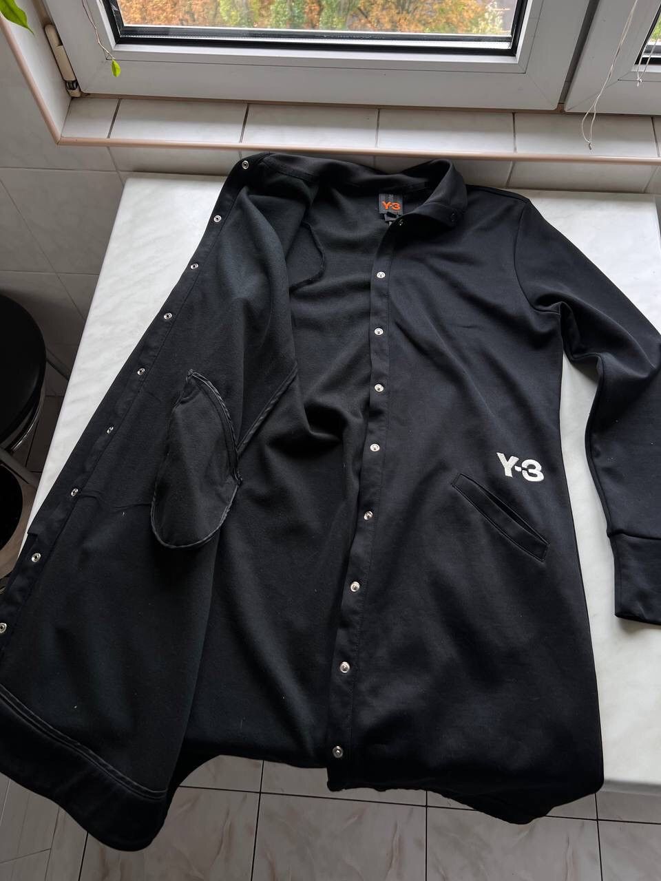 Yohji Yamamoto 2006 ADIDAS Y3 YOHJI YAMAMOTO - VINTAGE LONG BLACK DRESS Size L / US 10 / IT 46 - 13 Thumbnail
