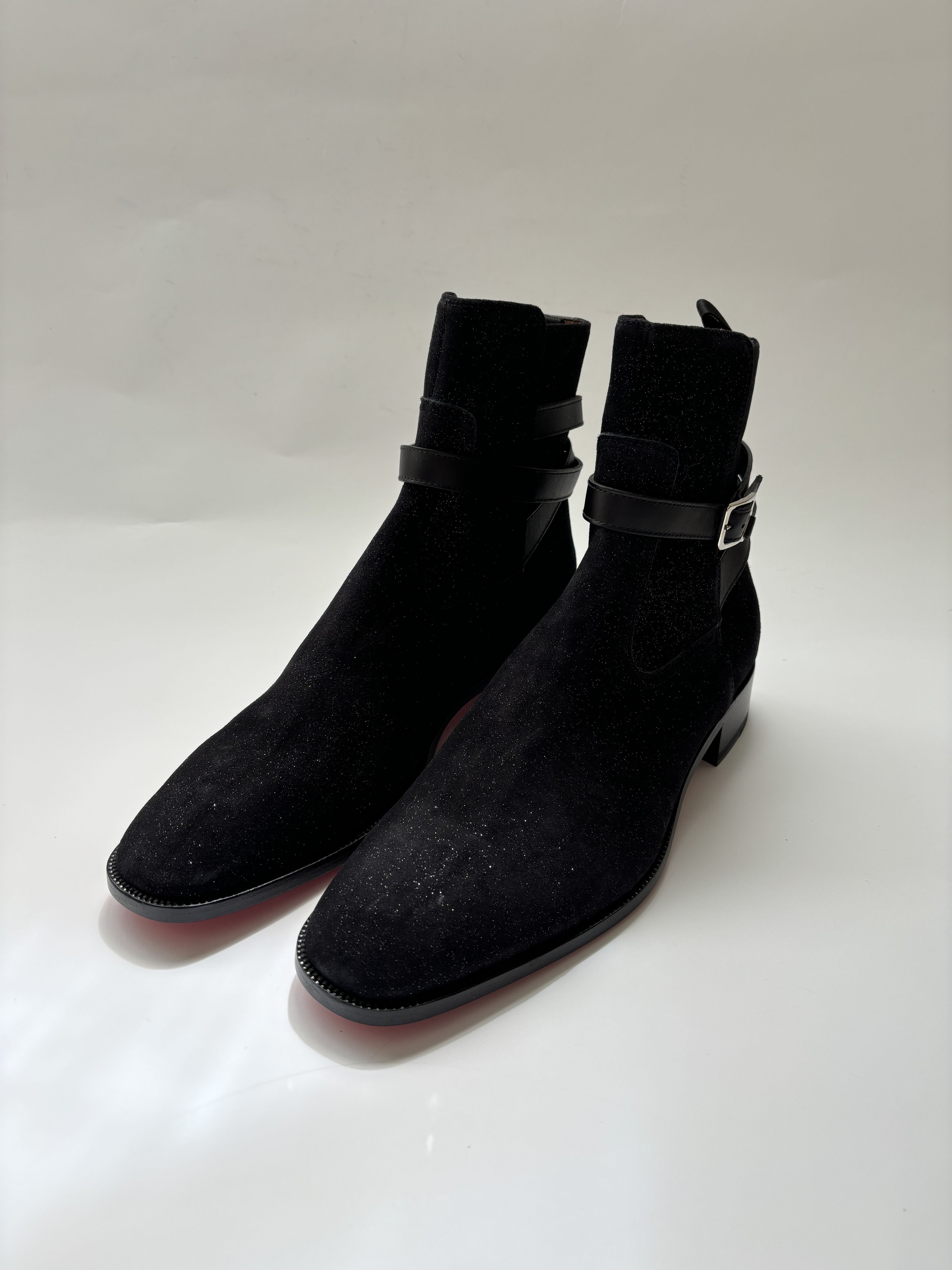 Christian Louboutin ⚡️QUICK SALE⚡️Christian Louboutin Kicko Suede Glitter Boot Size US 11 / EU 44 - 2 Thumbnail