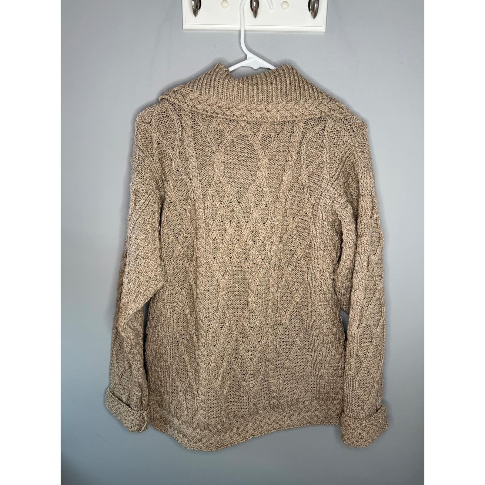 Carraig Donn Carraig Donn Made in Ireland Knit 100% Merino Wool Sweater Size M / US 6-8 / IT 42-44 - 4 Thumbnail
