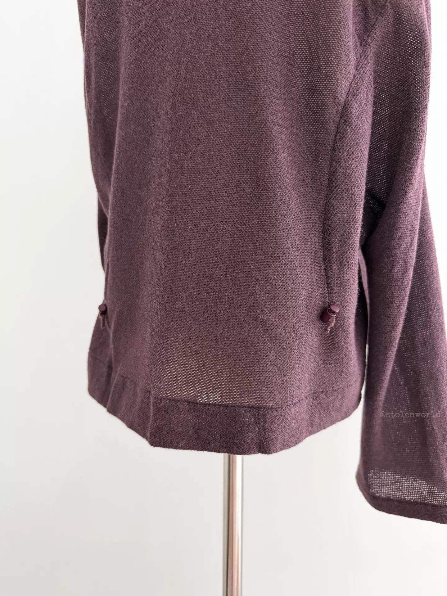 Y's Y's Drawstring Deformed Lightweight Cotton-Wool Top Size 3 Size L / US 10 / IT 46 - 8 Thumbnail