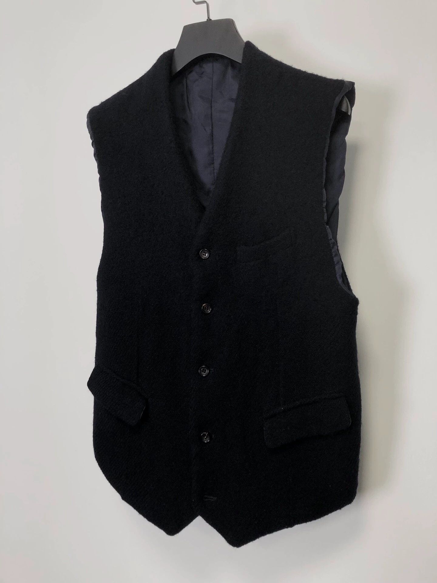 Comme des Garcons CDG 1994AW Homme Plus Felted Vest Rough & Soft Texture Size US M / EU 48-50 / 2 - 3 Thumbnail