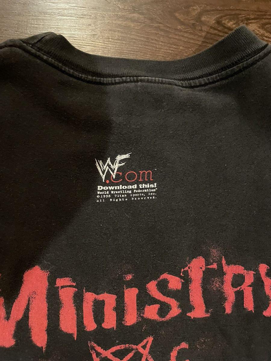 WWF 1998 vintage undertaker tee Size US L / EU 52-54 / 3 - 3 Thumbnail
