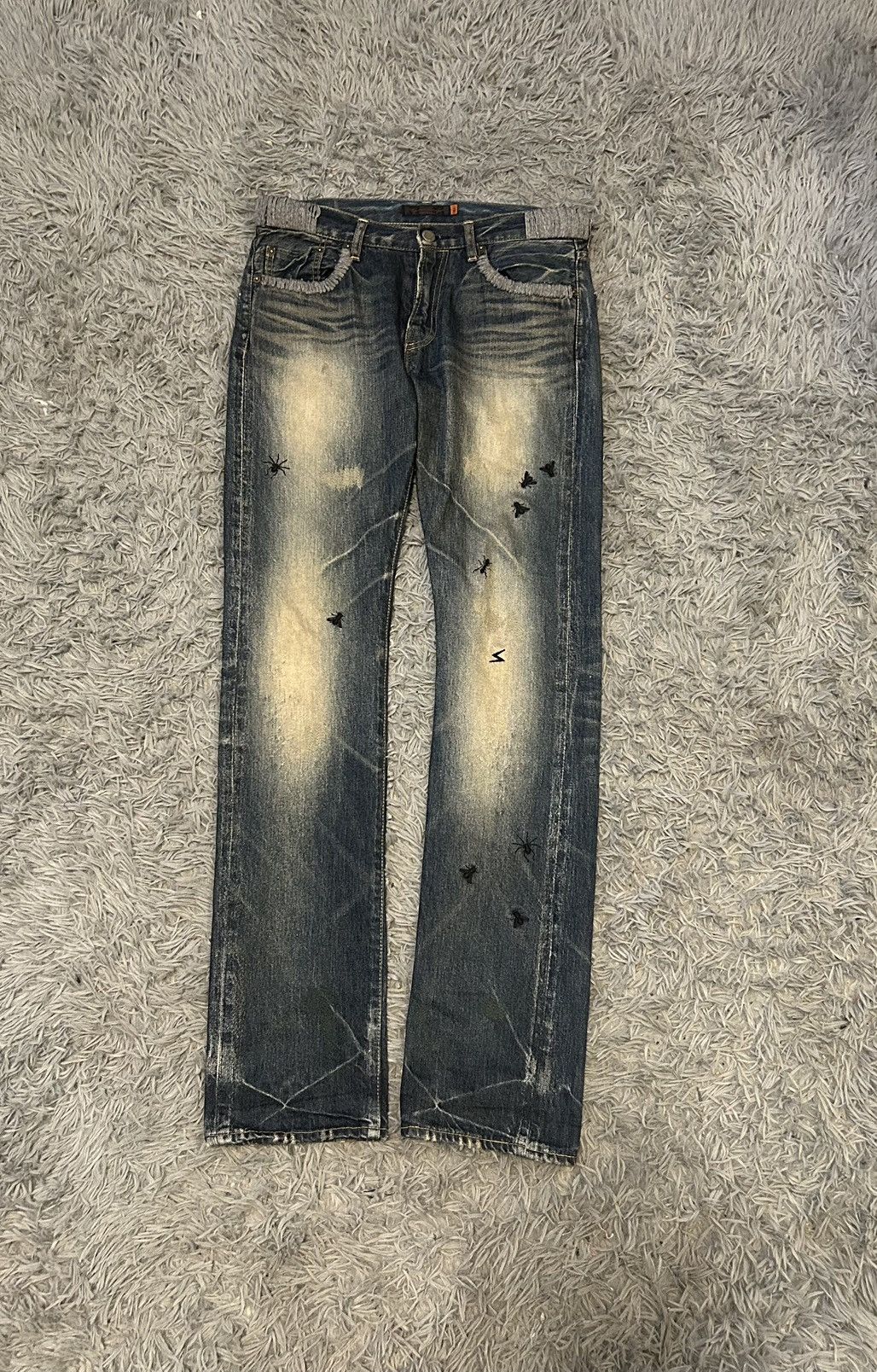 Undercover undercover aw06 bug denim Size US 31 - 1 Thumbnail