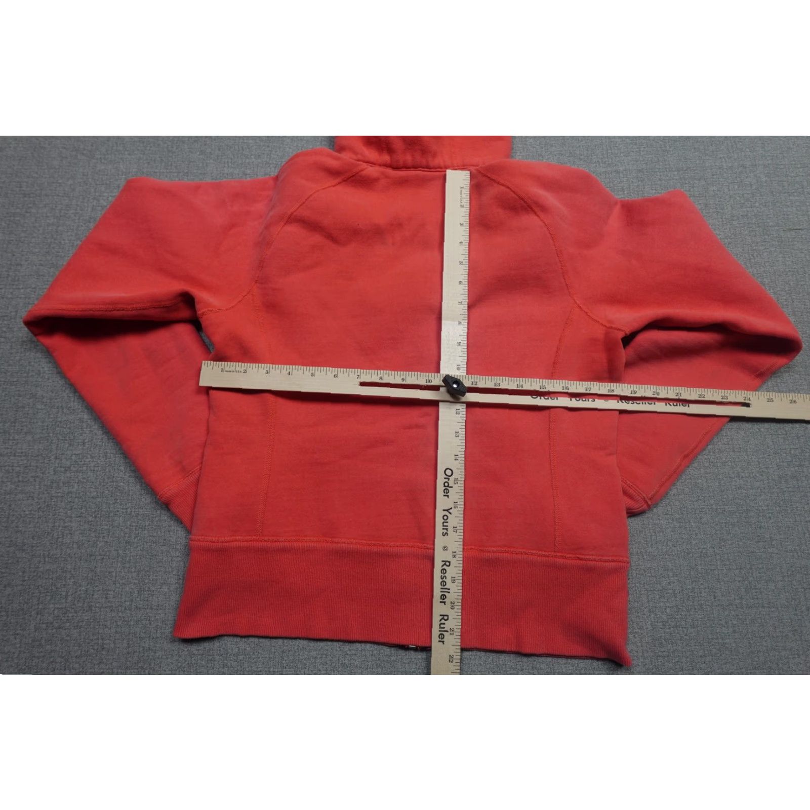 Lululemon Lululemon Hoodie Womens 6 Orange Full Zip Fleece Sweatshirt Logo Value Running Yoga Warm Winter Size M / US 6-8 / IT 42-44 - 6 Thumbnail