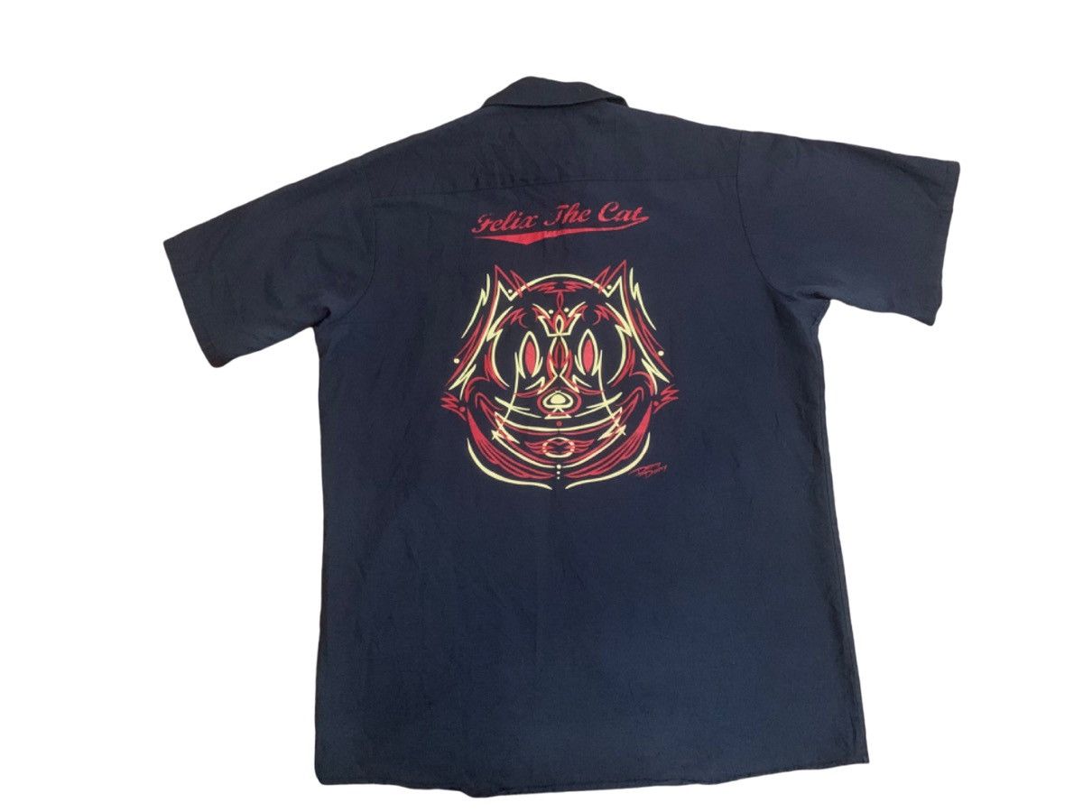 Felix 90s FELIX THE CAT WORKWEAR BUTTON UP SHIRT Size US XL / EU 56 / 4 - 1 Thumbnail