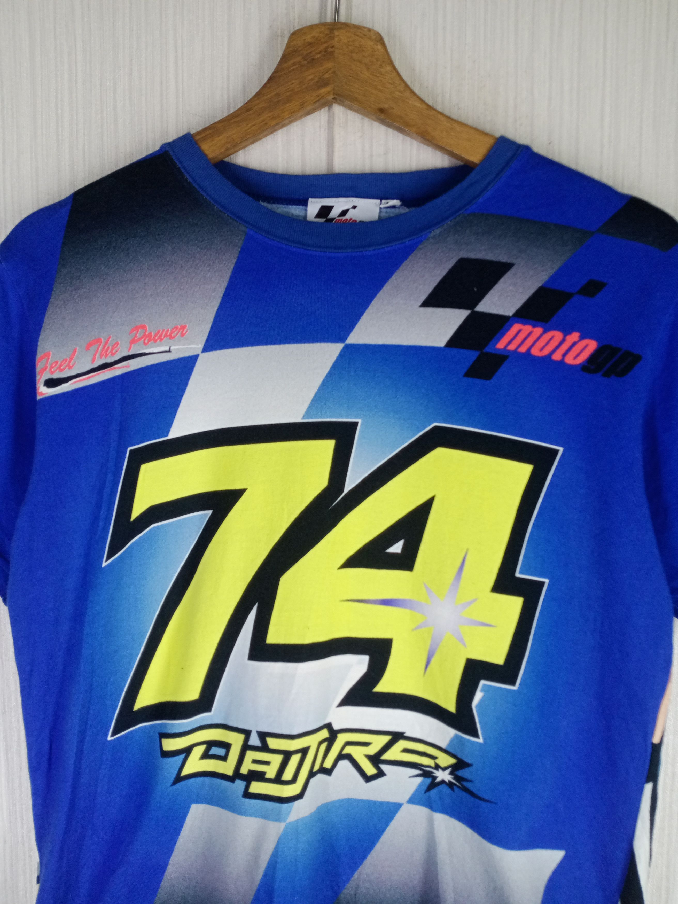 Gear for Sports × Vintage Rare Vintage MOTOGP Daijiro Kato 74 Tshirt Size US S / EU 44-46 / 1 - 3 Thumbnail