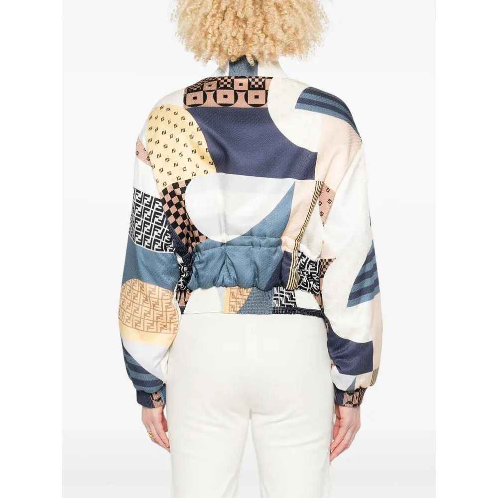 Fendi o1s1wg110426 Bomber Jackets in Blue Size XL / US 12-14 / IT 48-50 - 2 Thumbnail