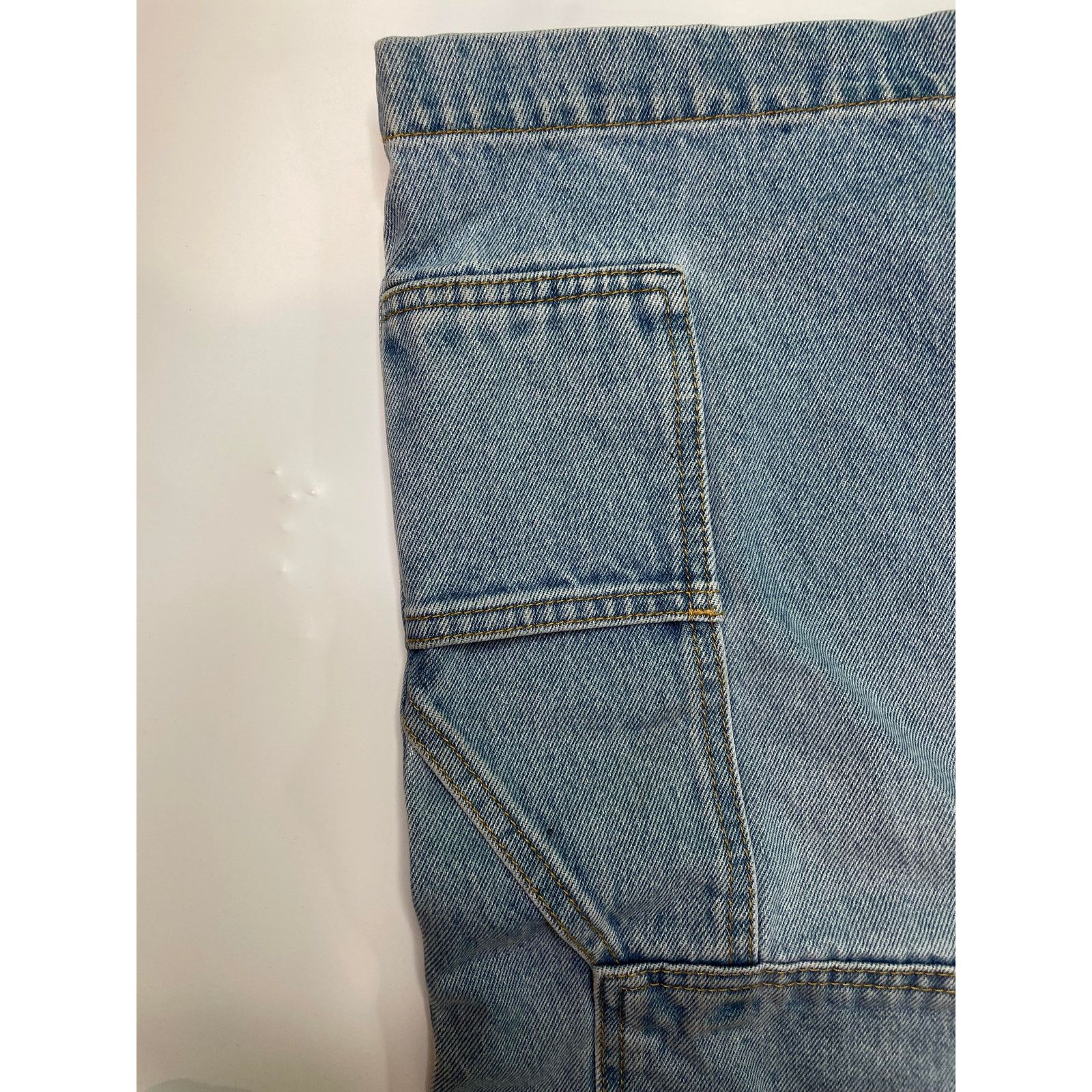 Givenchy Givenchy 'Carpenter' Light Wash Jean Shorts Size 32" / US 10 / IT 46 - 10 Thumbnail